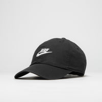 Nike Club Futura Wash Cap - Black / White thumbnail