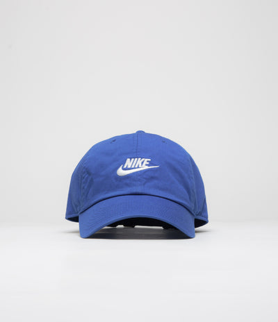 Nike Club Futura Wash Cap - Game Royal / White