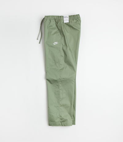 Nike Club Straight Leg Pants - Oil Green / White