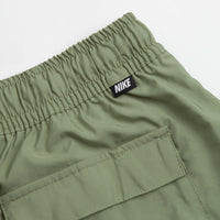 Nike Flow Shorts - Oil Green / White thumbnail