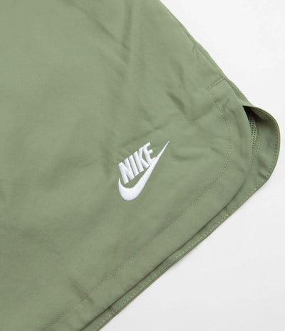 Nike Flow Shorts - Oil Green / White