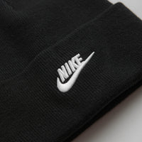 Nike Peak Futura Beanie - Black / White thumbnail