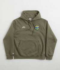 Nike SB Agnostic Hoodie - Medium Olive / White