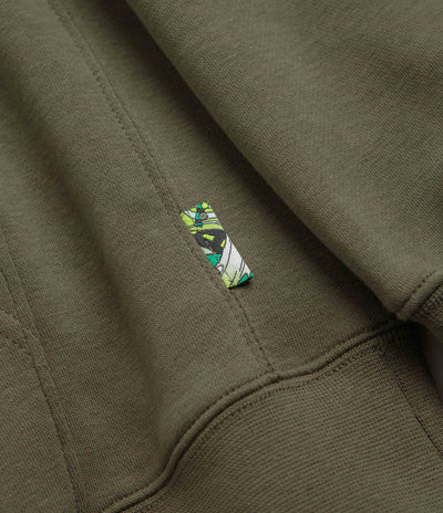 Nike SB Agnostic Hoodie - Medium Olive / White