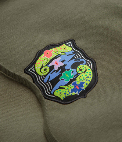 Nike SB Agnostic Hoodie - Medium Olive / White