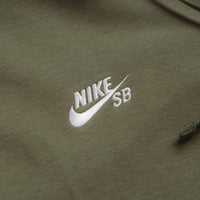 Nike SB Agnostic Hoodie - Medium Olive / White thumbnail