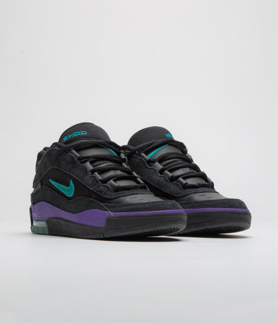 Nike SB Air Max Ishod Shoes - Black / Dusty Cactus - Black - Persian Violet