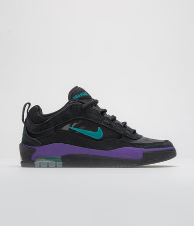 Nike SB Air Max Ishod Shoes - Black / Dusty Cactus - Black - Persian Violet