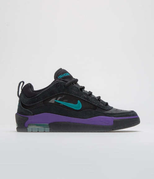 Nike SB Air Max Ishod Shoes - Black / Dusty Cactus - Black - Persian Violet