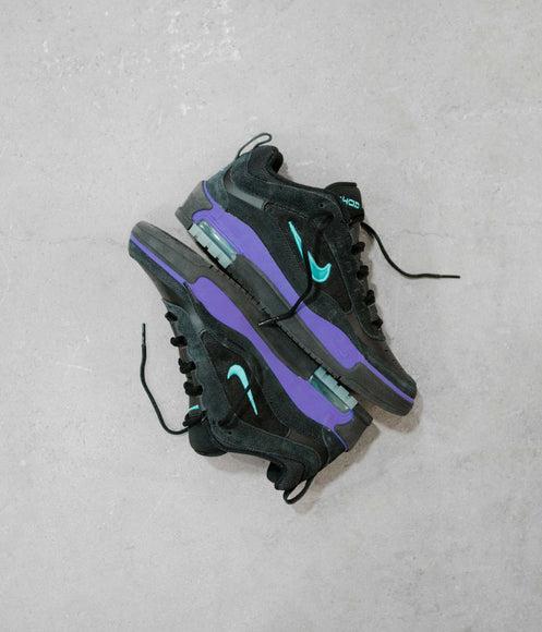 Nike SB Air Max Ishod Shoes - Black / Dusty Cactus - Black - Persian Violet