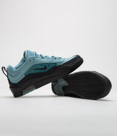 Nike SB Air Max Ishod Shoes - Denim Turquoise / Black - Denim Turquoise - Black