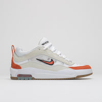 Nike SB Air Max Ishod Shoes - White / Orange - Summit White - Black thumbnail