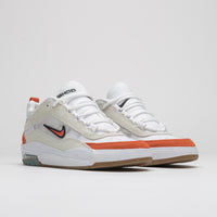 Nike SB Air Max Ishod Shoes - White / Orange - Summit White - Black thumbnail