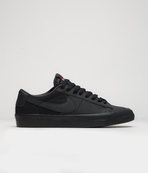 Nike SB Blazer Low Pro GT Shoes - Black / Black - Black - Black