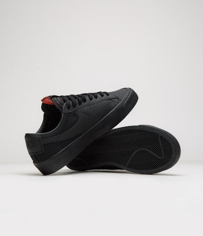 Nike SB Blazer Low Pro GT Shoes - Black / Black - Black - Black