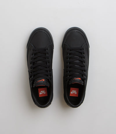 Nike SB Blazer Low Pro GT Shoes - Black / Black - Black - Black