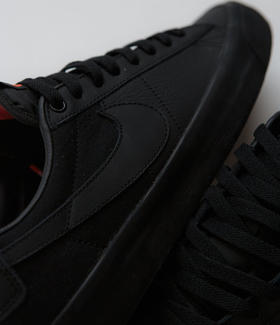 Nike SB Blazer Low Pro GT Shoes - Black / Black - Black - Black