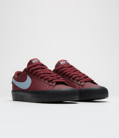 Nike SB Blazer Low Pro GT Shoes - Dark Team Red / Light Armory Blue