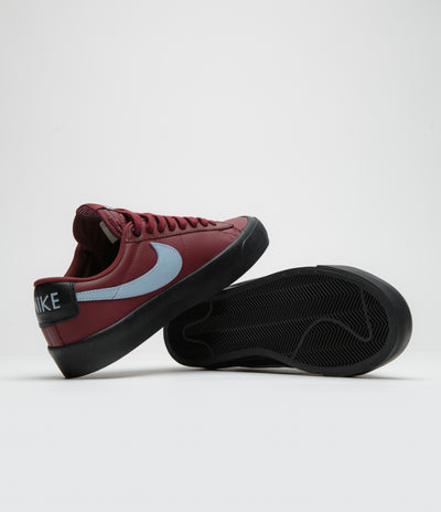 Nike SB Blazer Low Pro GT Shoes - Dark Team Red / Light Armory Blue