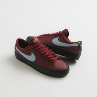 Nike SB Blazer Low Pro GT Shoes - Dark Team Red / Light Armory Blue thumbnail