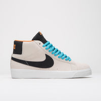 Nike SB Blazer Mid Electric Shoes - Phantom / Black - Monarch - Summit White thumbnail