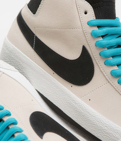 Nike SB Blazer Mid Electric Shoes - Phantom / Black - Monarch - Summit White