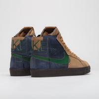 Nike SB Blazer Mid Premium Shoes - Legend Dark Brown / Fir - Obsidian thumbnail