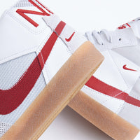 Nike SB Blazer Mid Premium Shoes - Summit White / University Red thumbnail