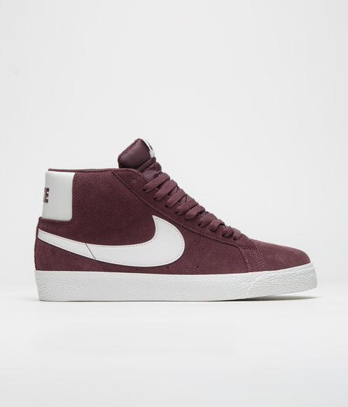 Nike SB Blazer Mid Shoes - Burgundy Crush / Summit White