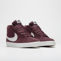 Nike SB Blazer Mid Shoes - Burgundy Crush / Summit White thumbnail