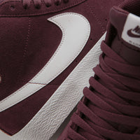 Nike SB Blazer Mid Shoes - Burgundy Crush / Summit White thumbnail