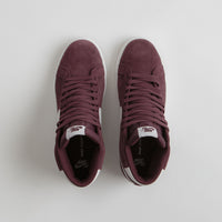 Nike SB Blazer Mid Shoes - Burgundy Crush / Summit White thumbnail