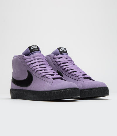 Nike SB Blazer Mid Shoes - Dusty Amethyst / Black - Dusty Amethyst