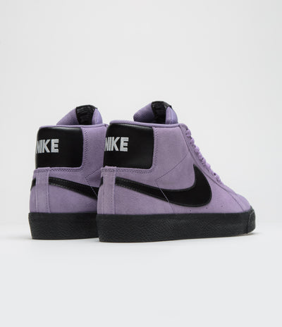 Nike SB Blazer Mid Shoes - Dusty Amethyst / Black - Dusty Amethyst