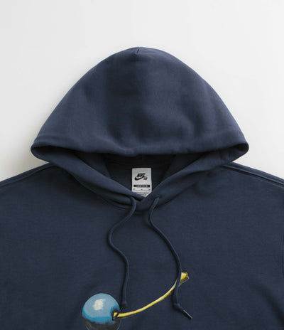 Nike SB Cherry Hoodie - Armory Navy / White