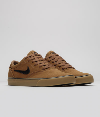 Nike SB Chron 2 Canvas Shoes - Ale Brown / Black - Ale Brown