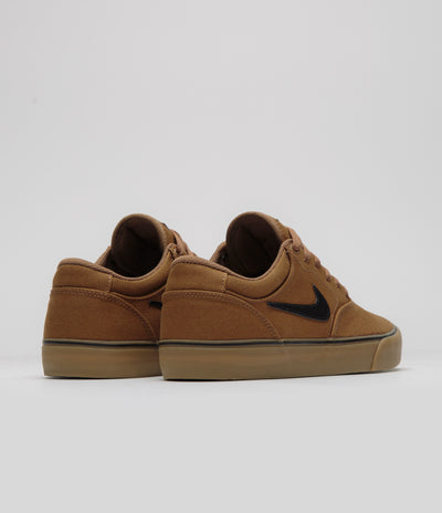 Nike SB Chron 2 Canvas Shoes - Ale Brown / Black - Ale Brown