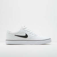 Nike SB Chron 2 Canvas Shoes - White / Black - White thumbnail