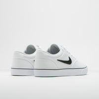 Nike SB Chron 2 Canvas Shoes - White / Black - White thumbnail