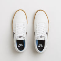 Nike SB Chron 2 Canvas Shoes - White / Black - White - Gum Light Brown thumbnail