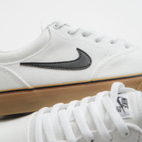 Nike SB Chron 2 Canvas Shoes - White / Black - White - Gum Light Brown thumbnail