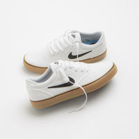 Nike SB Chron 2 Canvas Shoes - White / Black - White - Gum Light Brown thumbnail