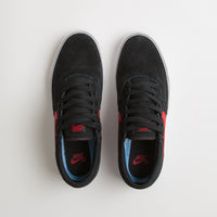 Nike SB Chron 2 Shoes - Black / University Red - Black - White thumbnail