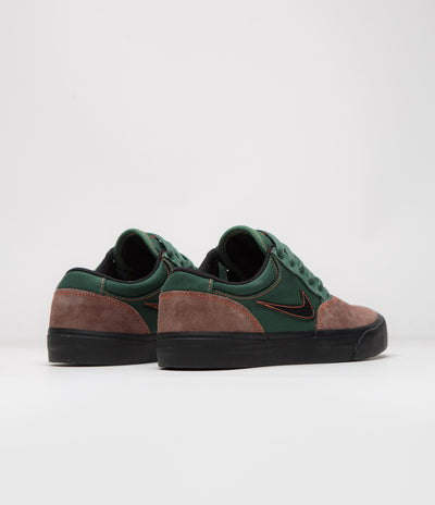 Nike SB Chron 2 Shoes - Light Chocolate / Black - Noble Green