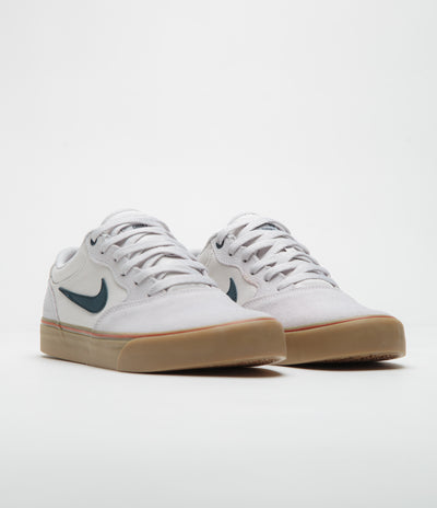 Nike SB Chron 2 Shoes - Vast Grey / Armory Navy - Dark Russet