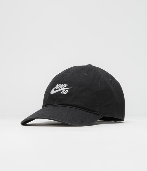 Nike SB Club Unstructured Cap - Black / White