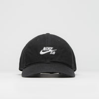 Nike SB Club Unstructured Cap - Black / White thumbnail