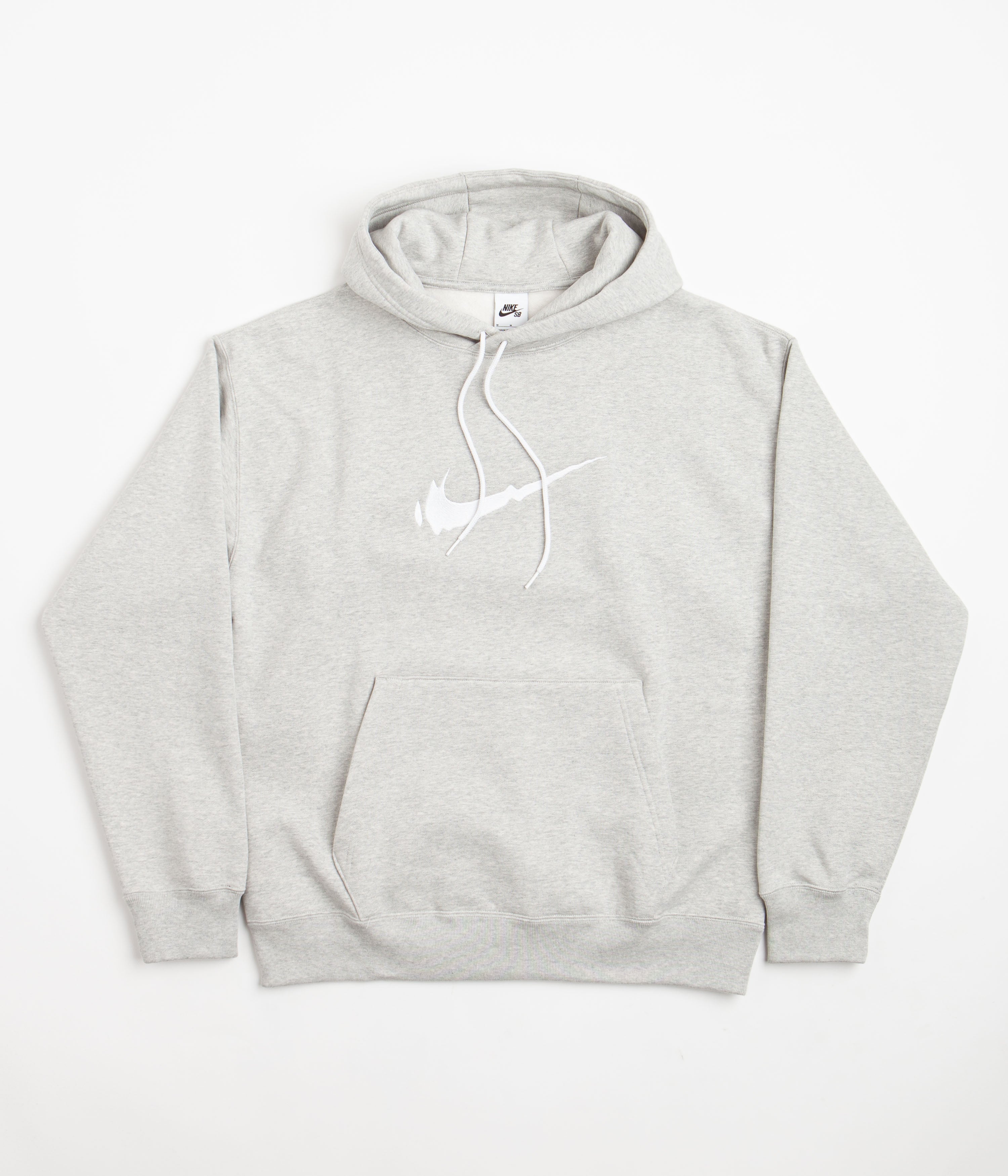 Nike SB Copyshop Swoosh Hoodie - Grey Heather | Flatspot