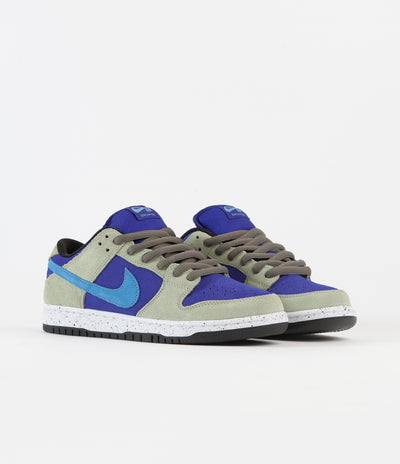 Nike SB Dunk Low Pro ACG Caldera Shoes - Celadon / Coast - Concord - Black