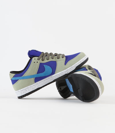 Nike SB Dunk Low Pro ACG Caldera Shoes - Celadon / Coast - Concord - Black